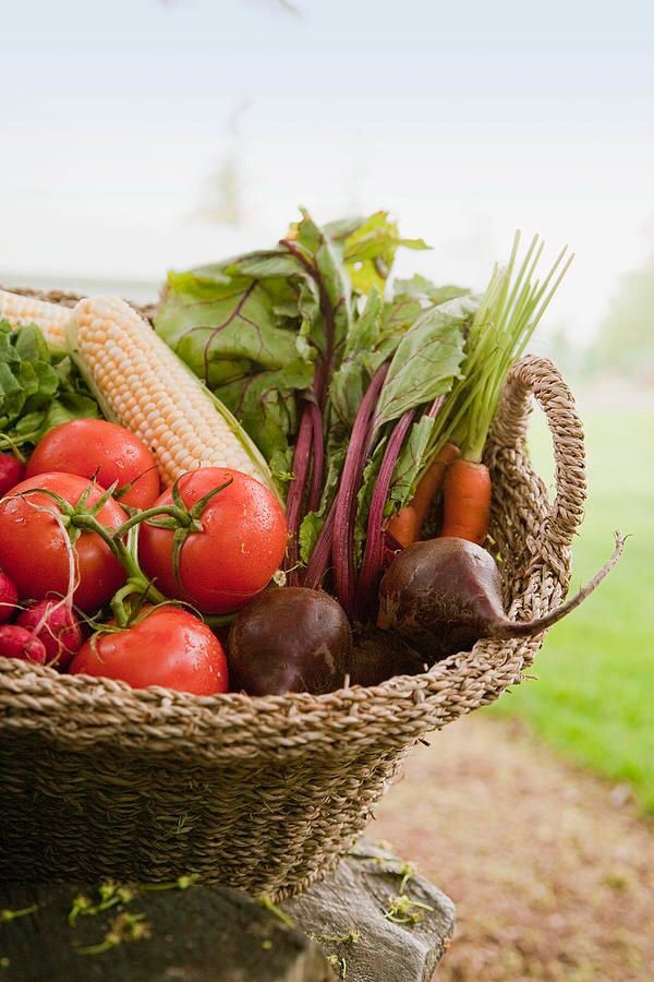 Fresh produce background